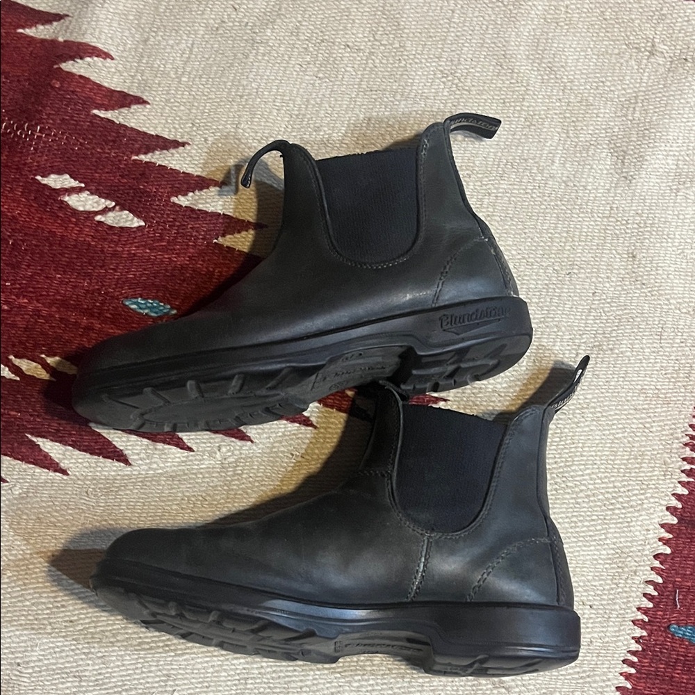 Blundstone Men's Dark Grey Black Chelsea Boots